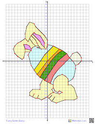 Four Quadrant Graphing Worksheets For Easter Graphing Worksheets Coordinate Graphing Character Worksheets