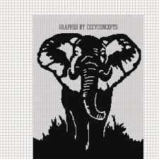 Check spelling or type a new query. African Elephant Tusks Crochet Afghan Cross Stitch Pattern Graph Chart Cozyconcepts On Artfire