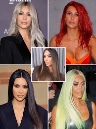 I have the hairiest forehead you could ever imagine, and i would always break out and get all cracky on my forehead just from all the hair that i had. Kim Kardashian Reveals Her Favorite Hair Color Shade People Com