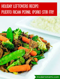 Leftover pork loin stir fry. Using Holiday Leftovers Puerto Rican Pernil Roast Pork Stir Fry Recipe Modernmami