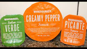 Burgerville burger and fry sauce it s only food w chef john politte. Whataburger Salsa Verde Creamy Pepper Sauce Picante Sauce Review Youtube