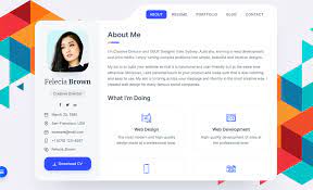 It has the option to describe a lot of things from your history and profile. 55 Best Html Resume Cv Vcard Templates 2021 Freshdesignweb