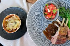 Lammkrone Mit Whiskey Kirschsauce Erdapfelgratin Bine Kocht Kirschsauce Lamm Hauptspeise