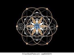 Maybe you would like to learn more about one of these? Seed Of Life Symbol Sacred Geometry Geometric Mystic Mandala Of Alchemy Esoteric Flower Of Life Colorful Fashion Vector Canstock