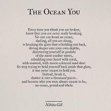Shatter It Into A Thousand Pieces Happy Saturday Yall Be An Ocean Powerful Quotes Poems Deep Ocean Quotes