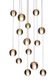 Orion 14 Light Suspended Glass Ball Mini Chandelier Light Up My Home Lampu