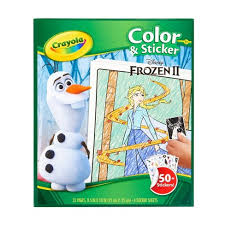 You can print or color them online at getdrawings.com for absolutely free. Crayola Disney Frozen 2 Color Sticker Book Target