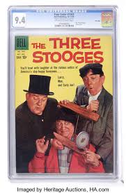 Print coloring pages online or download for free. Four Color 1043 Three Stooges File Copy Dell 1959 Cgc Nm 9 4 Lot 11163 Heritage Auctions