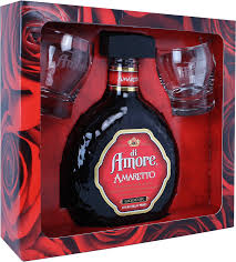 Amaretto Diamore Gift Set With Glasses 750 Ml Walmart Com Walmart Com