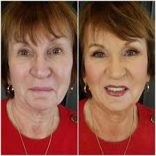 These ladies are not wearing foundation or eyeliner. They asked for minimal  makeup, and thats what I gave them. These gorgeous babes came in for make  up lessons. At <70 > years