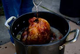 For a 15 lb (6.8 kg) turkey, this will take 45 minutes. How To Deep Fry A Turkey Cool Material