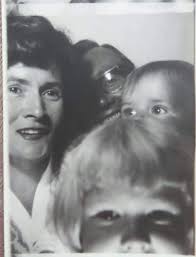 1970s. Morris Engel Image. Family In Phone Booth.
