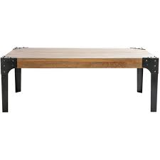 Meubles.fr vous propose un large choix de tables basses tendance à prix très accessible. Table Basse Industrielle Metal Et Manguier Massif L120 Cm Madison 21583