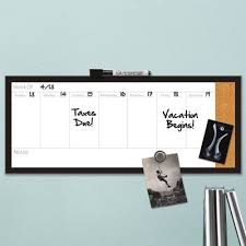 Quartet Magnetic Weekly Organizer Combo Board Dry Erase Cork Assorted Sizes And Frames Staples Dry Erase Board Dry Erase Board Calendar Dry Erase
