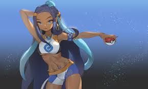 Her hair color is a dark ashy shade these tips will help you find the best hair colors for dark skin which will not only make you appear younger but has the potential to alter your face. Aqua Eyes Ball Blue Hair Cameltoe Dark Skin Gradient Long Hair Navel Necklace Pokemon Romana Rurina Pokemon Shorts Skintight Underboob Konachan Com Konachan Com Anime Wallpapers