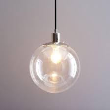Bol Com Ywxlight Nordic Moderne Hangende Lamp Creatief Transparant Glas Cirkel Bal Hanger