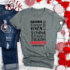 Rudolph Tee Rudolph Shirt T Shirt Diy Christmas Tee Shirts