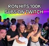 Stable Ronaldo Celebrates 100K Twitch Subscribers