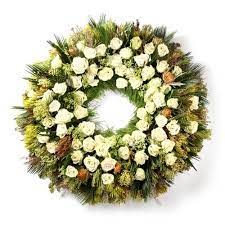 Maybe you would like to learn more about one of these? Crown White Roses Funeral Florflor Pt