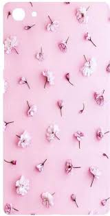 Mstyle Back Cover For Vivo Y71 Pink Flowers Wallpaper Cherry Blossom Background Pastel Pink Wallpaper