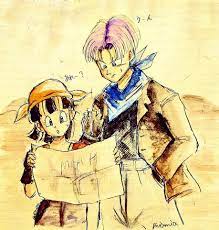 トラ パン 連続投稿ご ドラゴンボール dragonball ドラゴンボールgt パン db パンちゃん bulla dbgt デジタル watercolor art art artwork トランクス arianagrande follow the ドラゴンボール ドラゴンボールgt トラパン