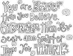 Keep your kids busy doing something fun and creative by printing out free coloring pages. Coloring Inspiration Quotes