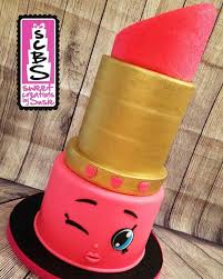 Shopkins Lippy Lip Cake Shopkins Birthday Cake Shopkins Cake Shopkins Party