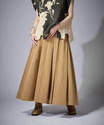 ハーフ プリーツ スカート