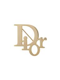 Retail outlets in the united kingdom. Christian Dior 1980 Logo Motif Brooch Farfetch