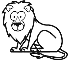 coloriage lion a colorier dessin imprimer cool coloring pages silhouette stencil train gratuit