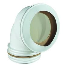 Multikwik 90 Degree Tight Knuckle Bend Pan Connector White Mkb21 City Plumbing Supplies