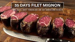 35 Days Filet Mignon Dry Aged Experiment Youtube