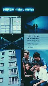 Blue aesthetic one direction wallpaper. Pin By Hayoonshira On Wall Collage One Direction Lyrics One Direction One Direction Collage