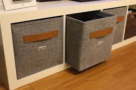 Light Grey Felt Boxes Fit Into Ikea Expedit And Kallax Felt Etsy Felted Storage Ikea Storage Boxes Ikea Storage Bins
