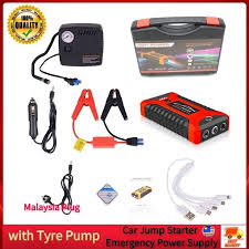 Berfungsi juga sebagai powerbank ponsel. Ready Stock Powerbank Jumper Car Jump Starter Premium Power Bank Universal Emergency Power Supply