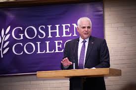 President donald trump delivering his first state of the union address. In Farewell Address President Brenneman Says Best Is Yet To Come Goshen College