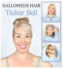 Tinker Bell Hair Do Instructions Halloween Hair Tinker Bell Hair Hair Tutorial