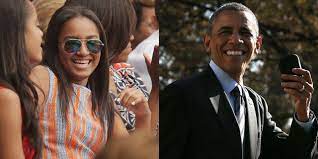 Sasha Obama Trolls President Obama on Snapchat - Barack Obama on First  Daughters