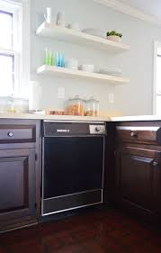 I've spotted hoosier cabinets from as early as the 1920s that were made of steel. The Easiest Fastest Dishwasher Update Ever Young House Love