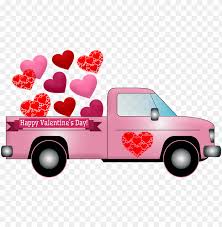 Large collections of hd transparent valentines day png images for free download. Valentine Truck Hearts Valentine Pink Truck Happy Valentine Day Png Image With Transparent Background Toppng
