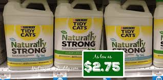 Purina tidy cats clumping cat litter. Tidy Cats Naturally Strong Cat Litter 20lb Jug My Publix Coupon Buddy