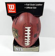 Wilson official nfl game football goodell new 2020. Wilson Auth The Duke Nfl Official On Field Game Ball Football Leather Nib Ebay