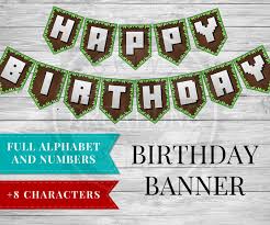 printable minecraft birthday party banner minecraft birthday party supplies