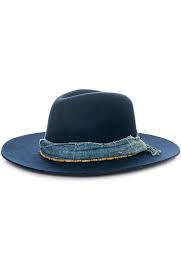 Hampui Hats First Rain Felt Hat Navy Blue On Garmentory In 2020 Felt Hat Hats Sweatband