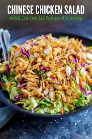 Chinese Chicken Salad This Restaurant Style Recipe Is Perfect For Lunch Dinner And Potlucks I Asian Salad Recipe Chicken Salad Recipes Chinese Chicken Salad