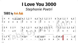 We use it when we miss something or someone we haven't seen for a long time or even we have no chance to see them. I Love You 3000 Stephanie Poetri Kalimba Tabs Letter Number Notes Tutorial Kalimbatabs Net