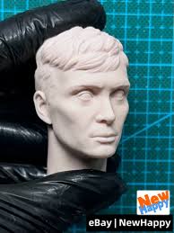 1/6 scale High Detail Unpainted Tommy Shelby Head Sculpt for 12'' Action  Figure