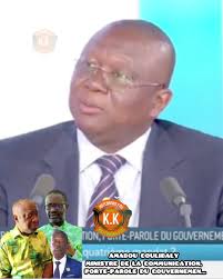 AMADOUCOULIBALY MINISTRE DE LA #COMMUNICATION PORTE-PAROLE DU COUVERN...