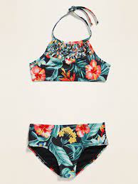 Macrame Halter Bikini Swim Set For Girls Bikinis Swimwear Womens Swimsuits Bikini