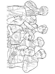 desenho para colorir bts